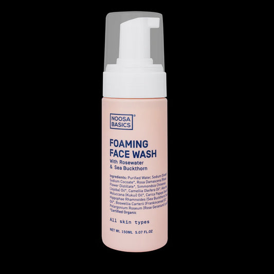 Noosa Basics - Foaming Face Wash Rose Water & Sea Buckthorn150ml
