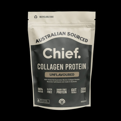 Chief - Collagen Protein Powder Unflavoured 450g - Glenelg Health & Wholefoods