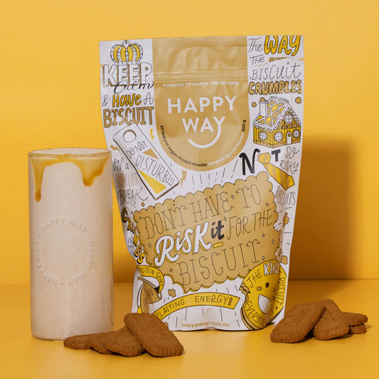 Happy Way - Vegan Protein Powder Caramel Biscuit