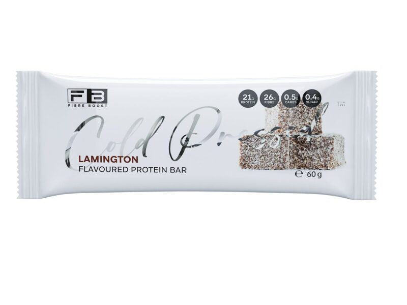 Fibre-Boost  - Cold Pressed Protein Bar - Lamington 60g
