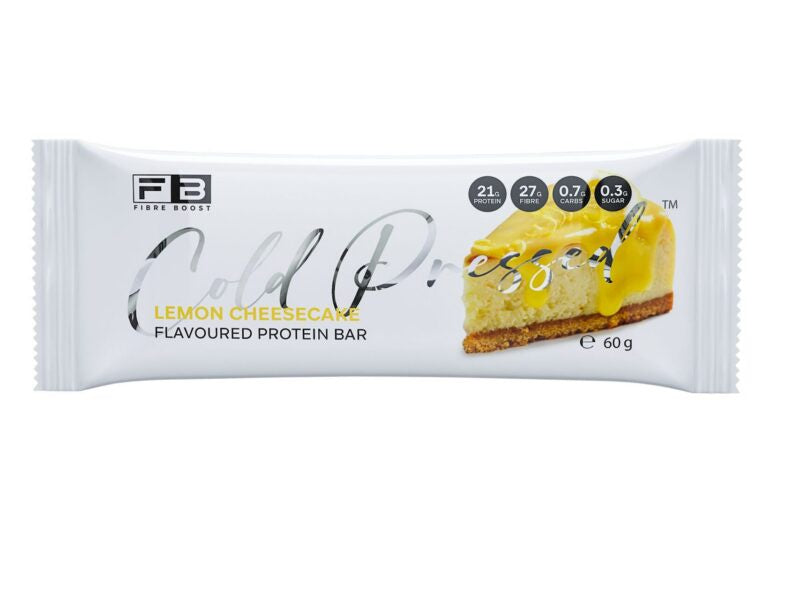 Fibre Boost Cold Pressed Protein Bar - Lemon Cheesecake 60g