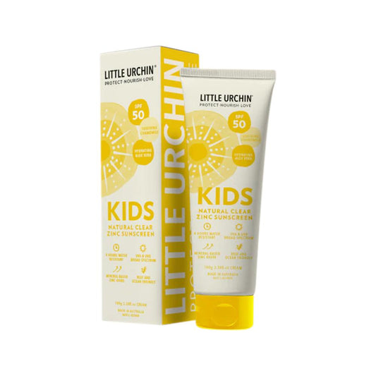 Little Urchin - Natural Kids Sunscreen Clear  Zinc SPF 50 100G