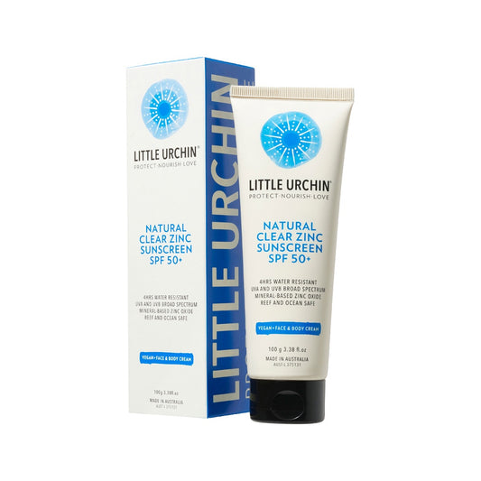 Little Urchin - Natural Sunscreen Clear Zinc SPF 50 100g