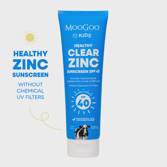 Moogoo - Baby and Child  Clear Zinc SPF40 120g