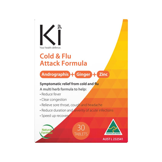 KI - Cold & Flu Attack 30 Tablets