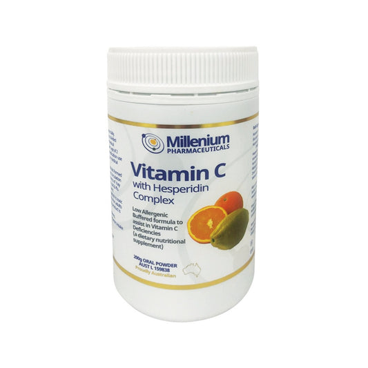 Millenium Pharmaceuticals - VITAMIN C HESPER 200G (WHITE)