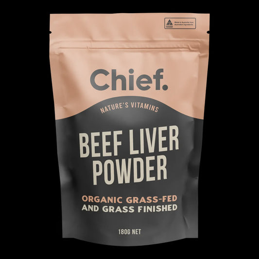 Chief - Organic Beef Liver Powder 180g - Glenelg Health & Wholefoods