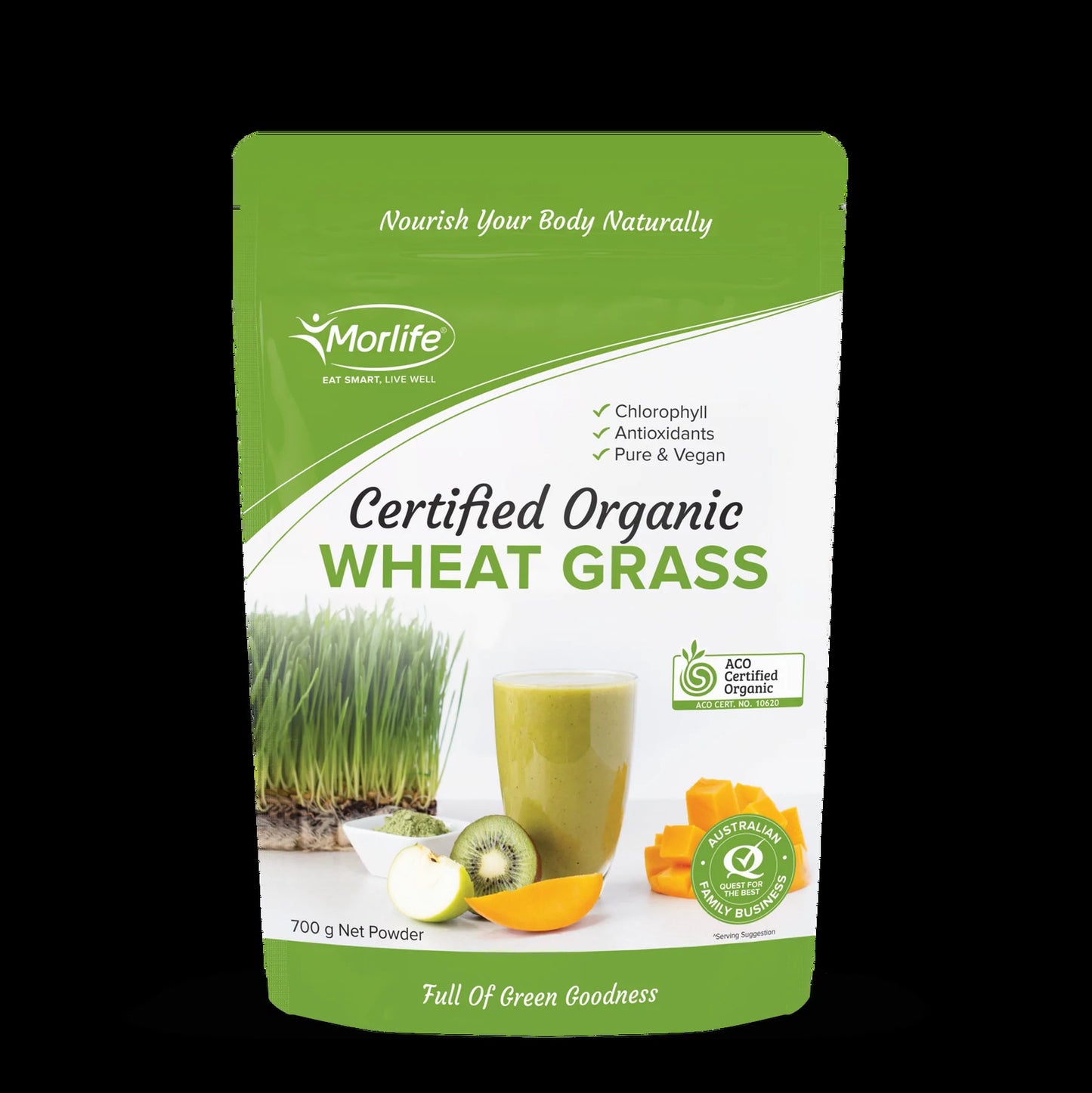 Morlife - Wheat Grass Certified Organic