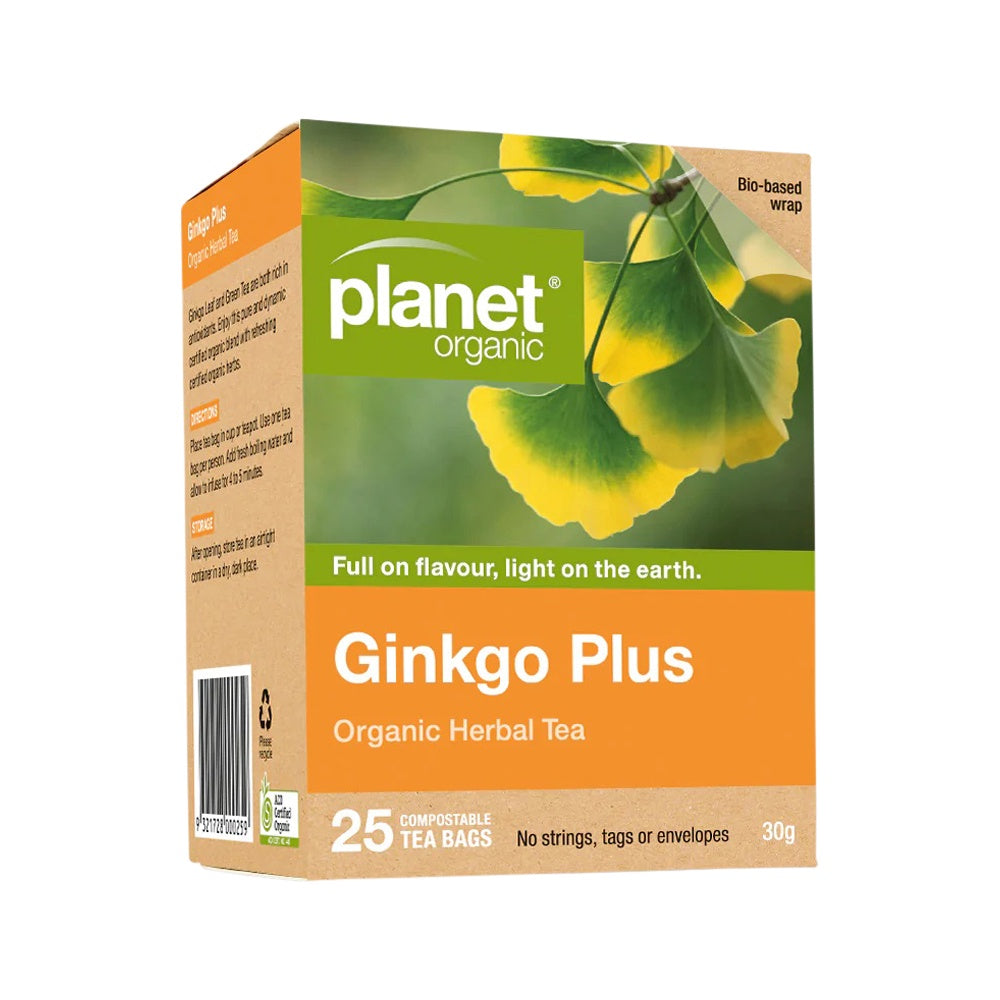 Planet Organic - Ginkgo Plus 25 Teabags