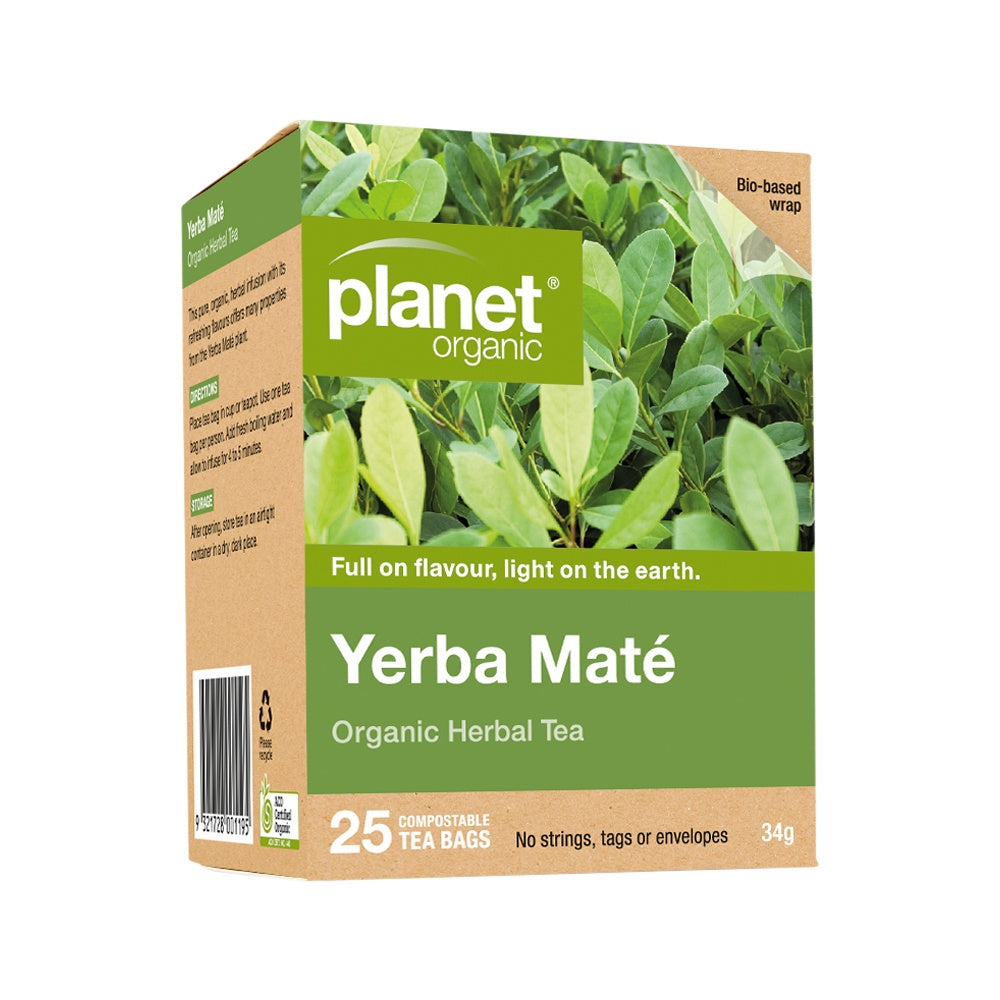 Planet Organic - Yerba Mate 25 Teabags