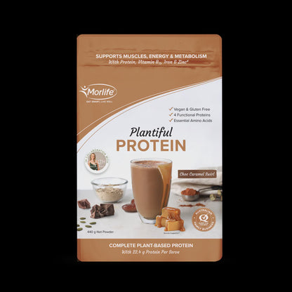 Morlife - Plantiful Protein Chocolate Caramel Swirl 440g