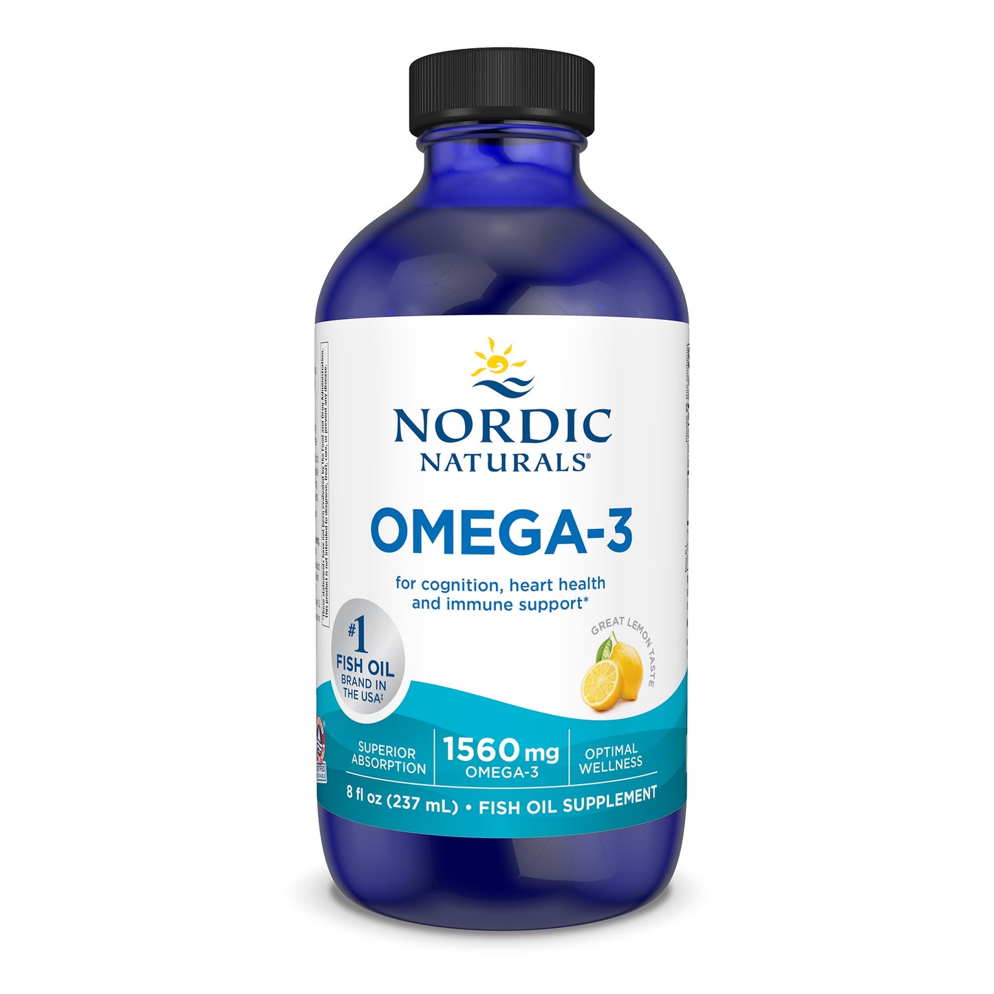 Nordic Naturals - Omega 3 Liquid Lemon 237 ml