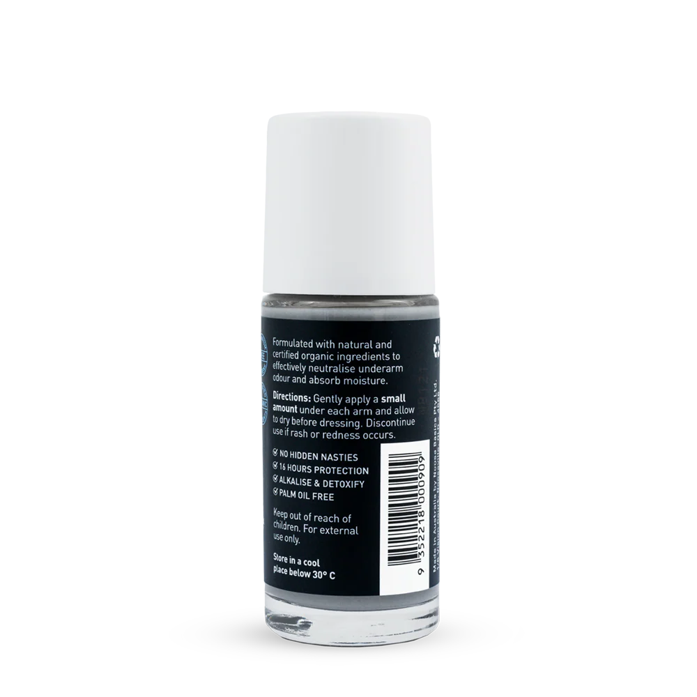 Noosa Basics - Organic Deodorant Charcoal & Eucalyptus Roll On