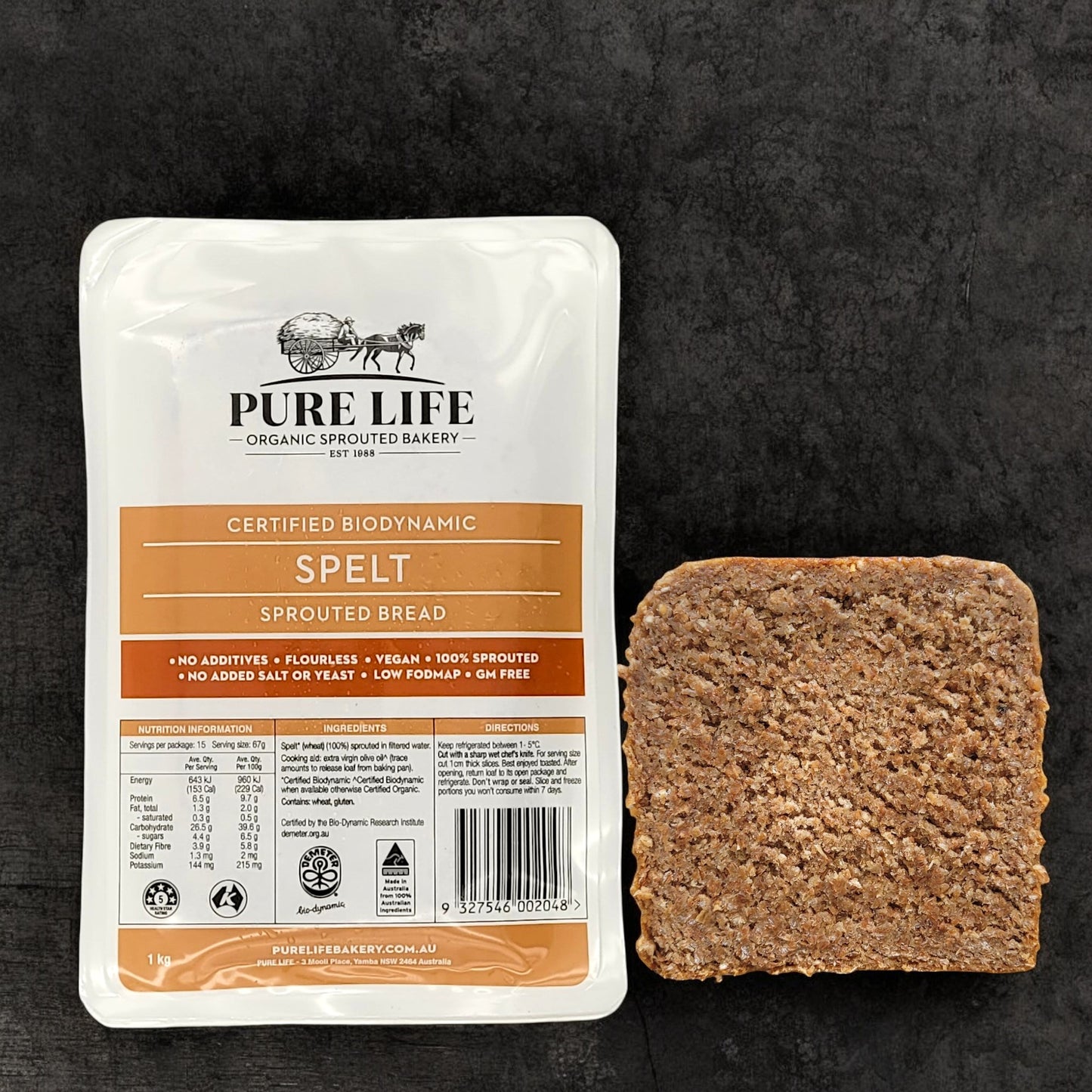 Pure Life  - Sprouted Spelt Loaf