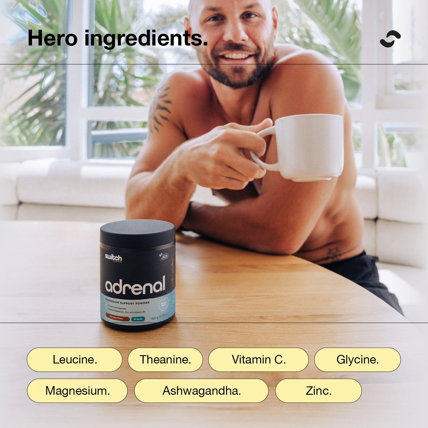 Switch - Adrenal Magnesium Support Chocolate 150g