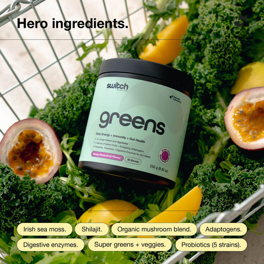 Switch Nutrition - Greens Raspberry Lemonade 250g