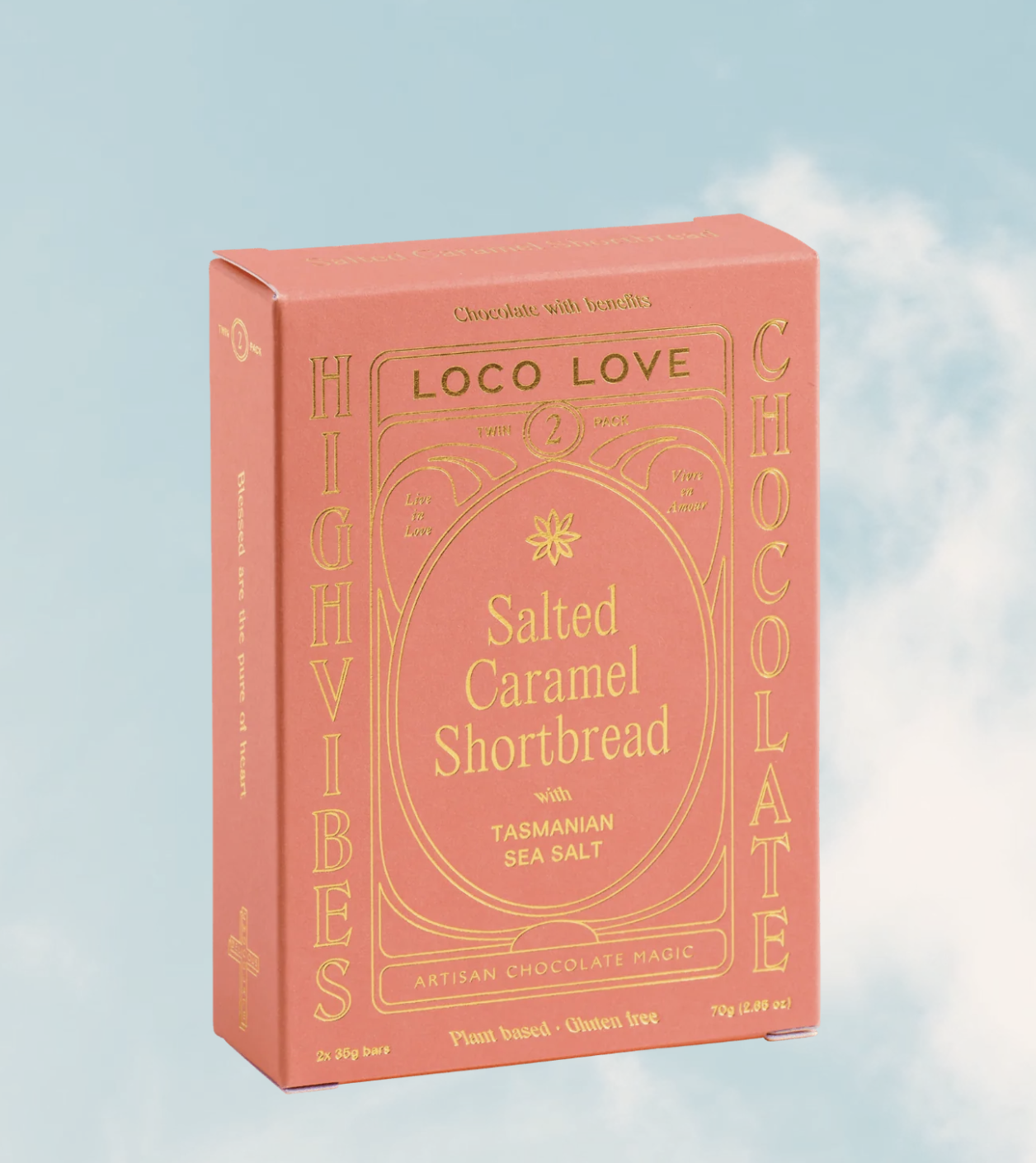 Loco Love - Salted Caramel Shortbread - Glenelg Health & Wholefoods