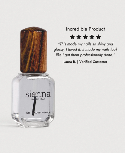 Sienna - Nail Polish | Glossy Top Coat