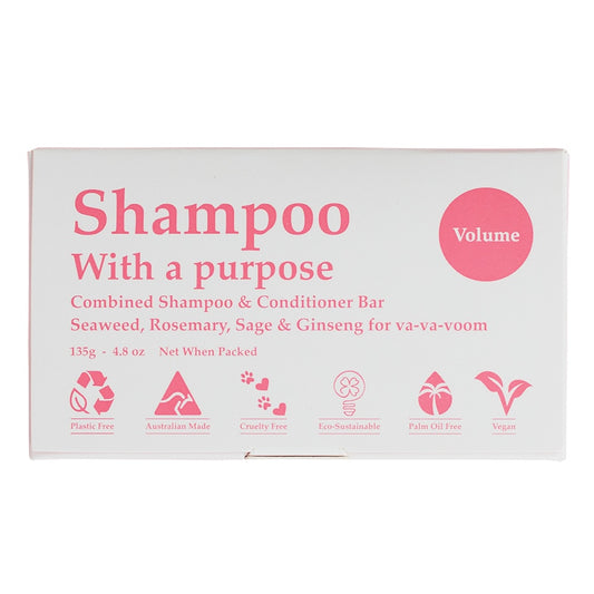 Shampoo With A Purpose - Conditioning Volume Bar 135g
