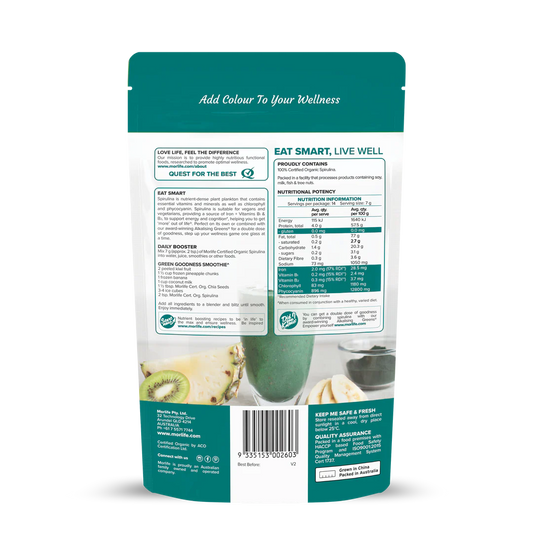 Morlife - Spirulina Certified Organic 1kg