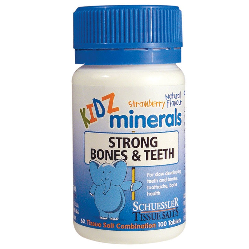 Schuessler Tissue Salts - Kidz Minerals Strong Bones & Teeth 100 Tablets