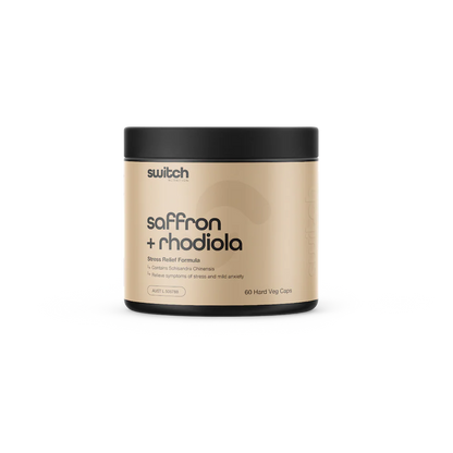 Switch - Saffron + Rhodiola Stress Relief 60caps