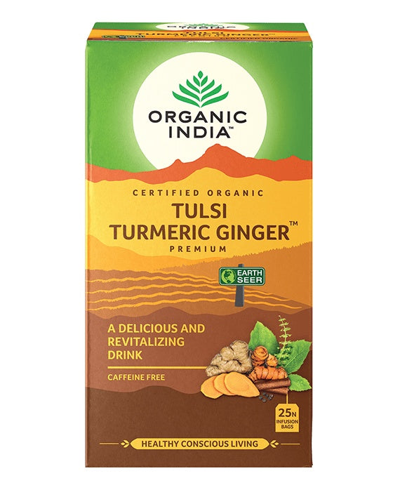 Organic India - Tulsi Tumeric & Ginger 25 Teabags