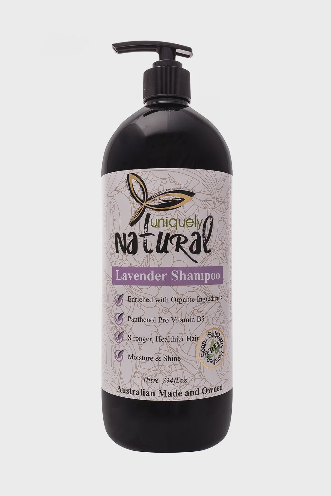 Uniquely Natural - Lavender Shampoo 1ltr
