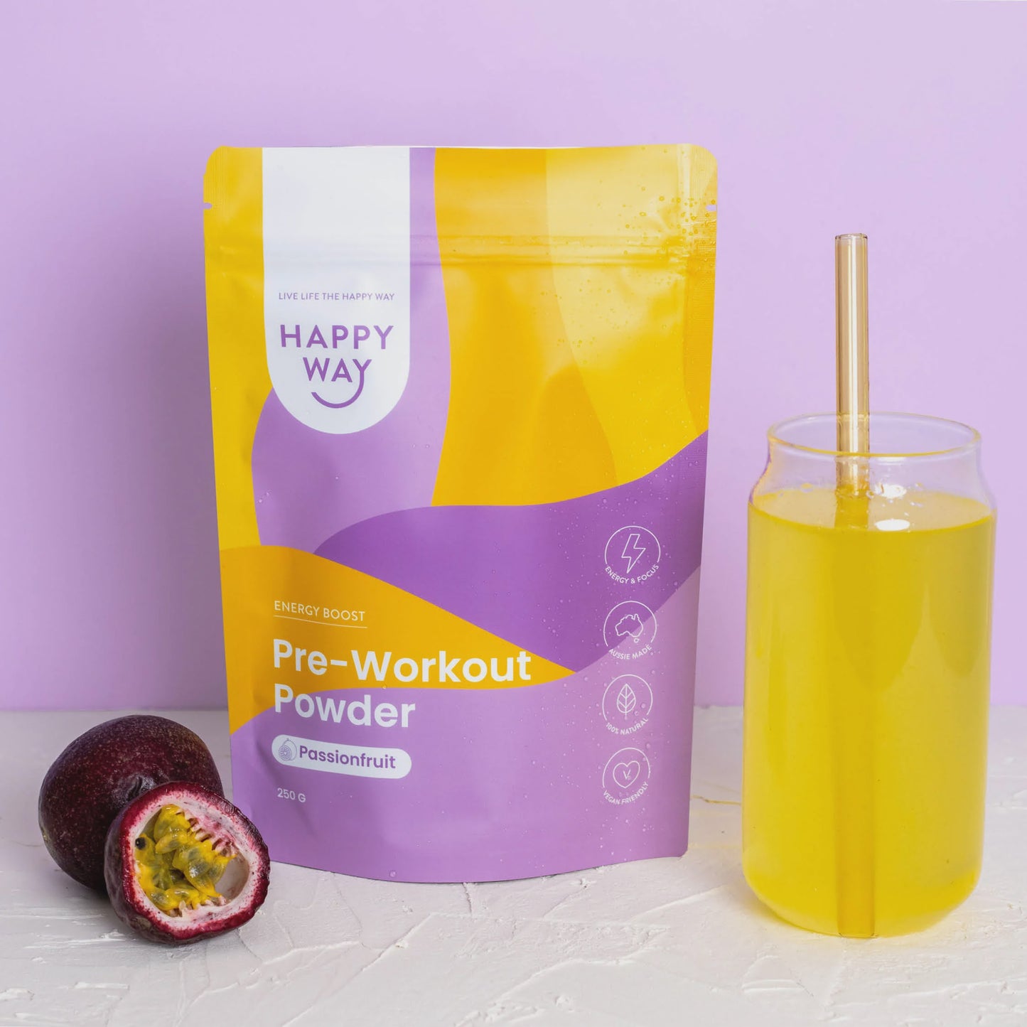 Happy Way - Pre Workout Powder 250g