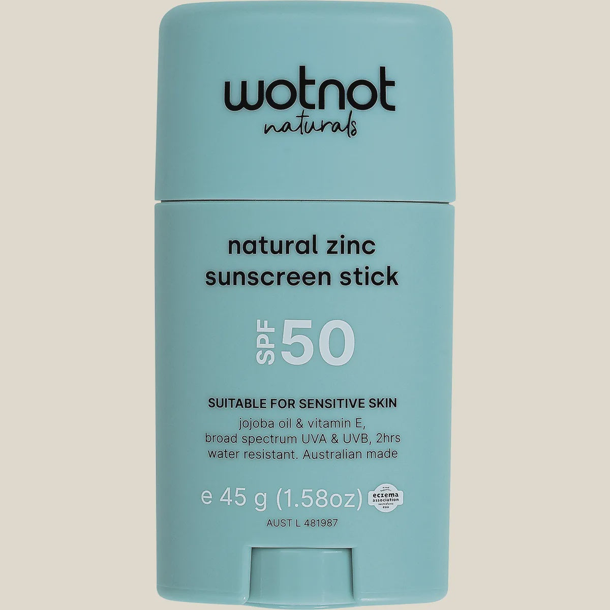 Wotnot - Natural Zinc Sunscreen Stick SPF 50 45g