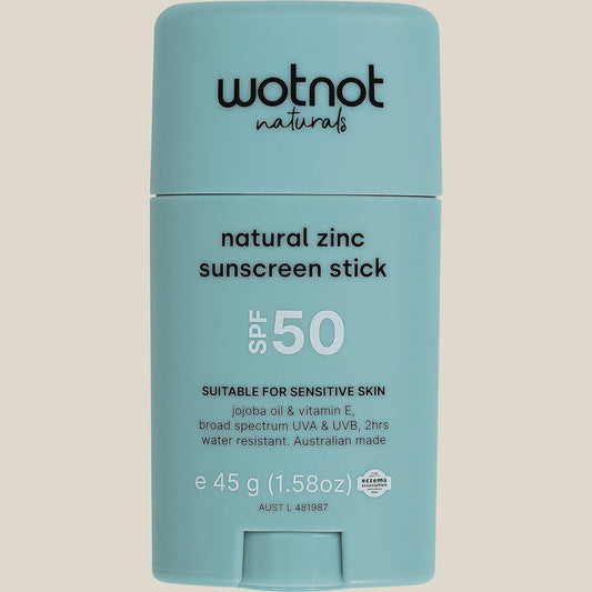 Wotnot - Natural Zinc Sunscreen Stick SPF 50 45g