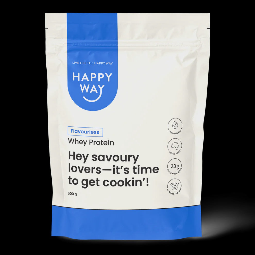 Happy Way - Whey Protein Powder Flavourless