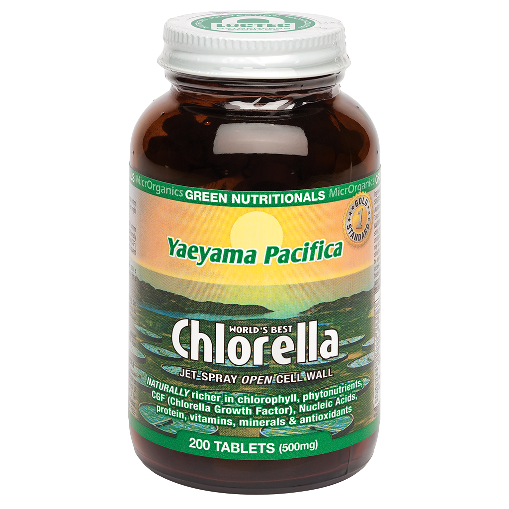 Green Nutritionals - Chlorella 500mg 200 Tablets