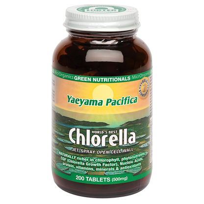 Green Nutritionals - Chlorella 500mg 200 Tablets