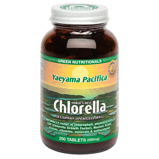 Green Nutritionals - Chlorella 500mg 200 Tablets