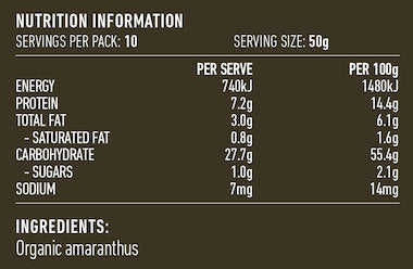 Lotus - Amaranth Flour Organic 500g