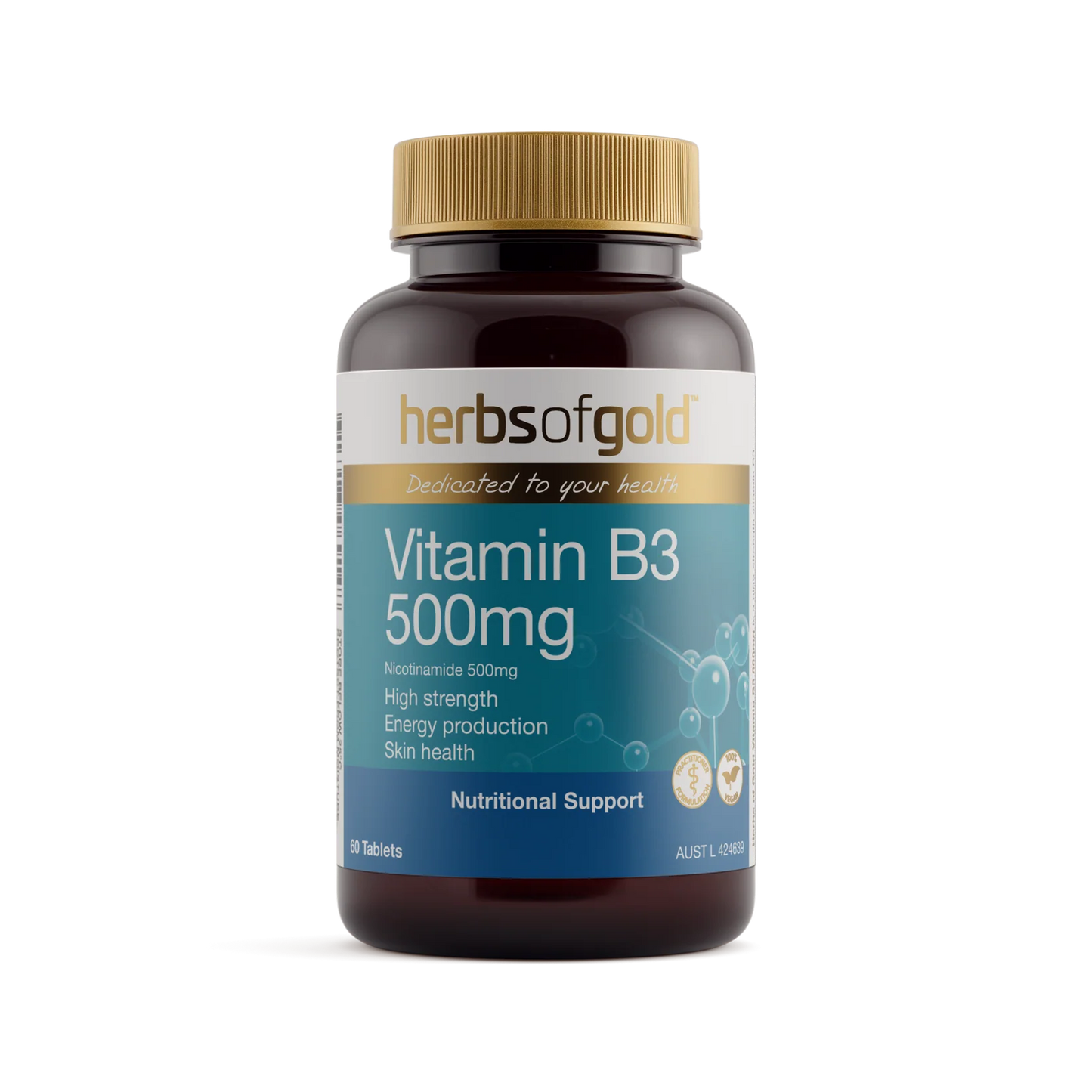 Herbs of Gold - Vitamin B3 500mg