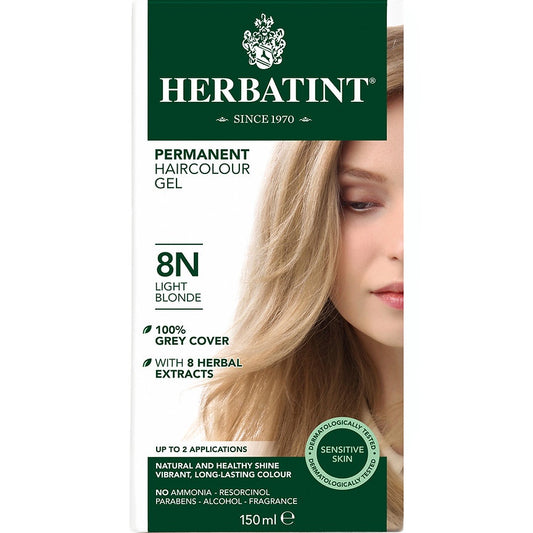 Herbatint - 8n Light Blonde Permanent Hair Colour