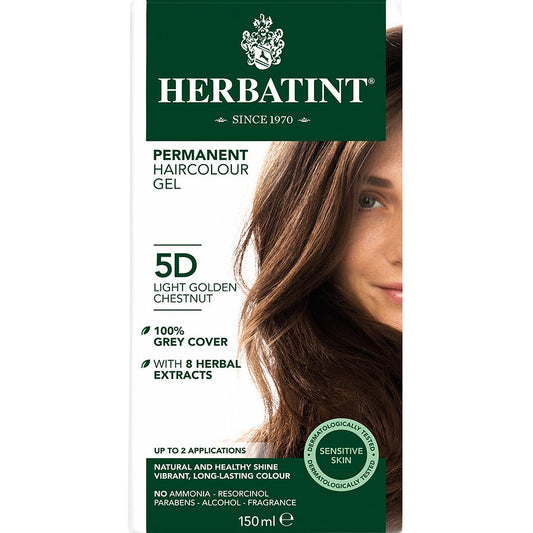 Herbatint - 5d Light Gold Chestnut Permanent Hair Colour