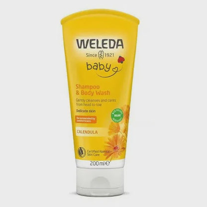 Weleda - Calendula Baby Shampoo + Body Wash