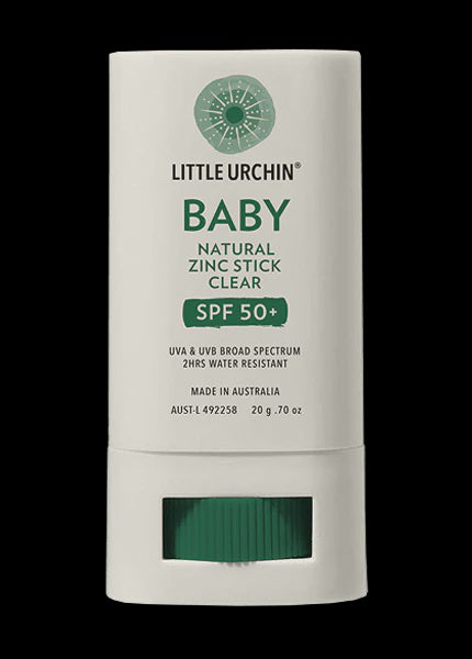 Little Urchin - Clear Zinc Baby SPF50 Sunscreen Stick 20g
