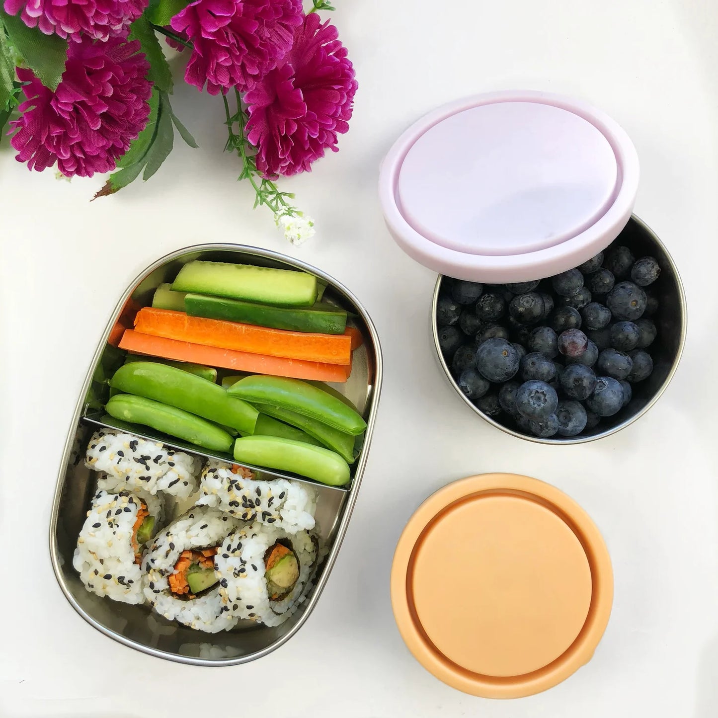 Ever Eco - Stainless Bento 2 Compartment Snack Box