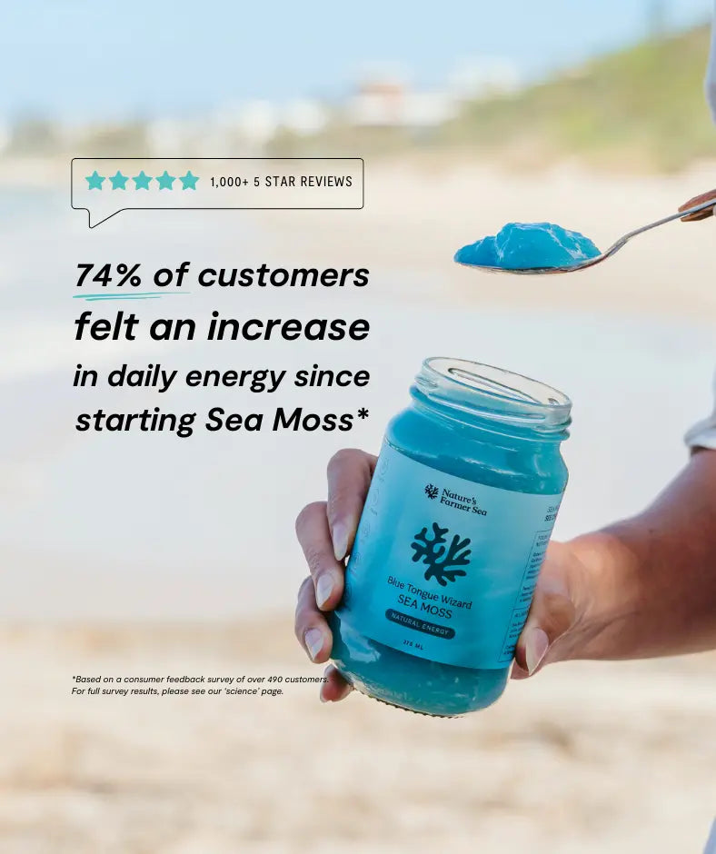 Nature's Farmer Sea - Blue Tongue Sea Moss