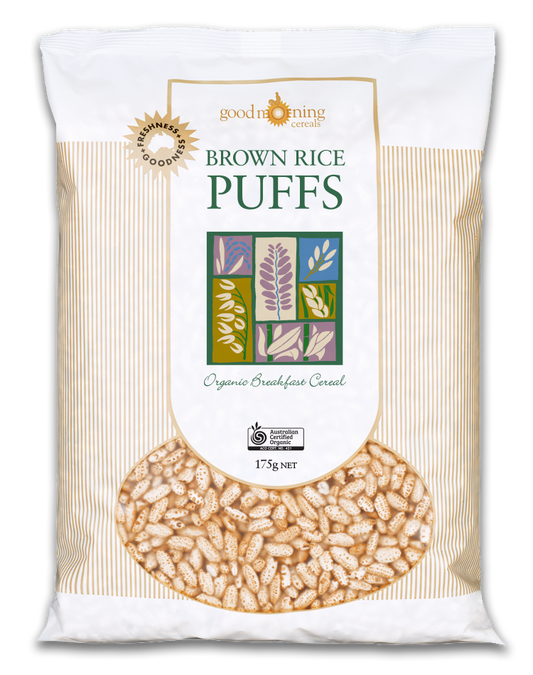 Good Morning Cereals - Brown Rice Puffs Organic 175g