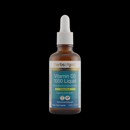 Herbs of Gold - Vitamin D3 Liquid Pineapple 50ml