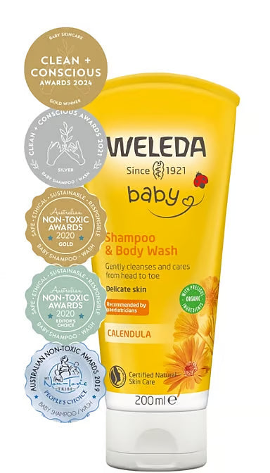 Weleda - Calendula Baby Shampoo + Body Wash