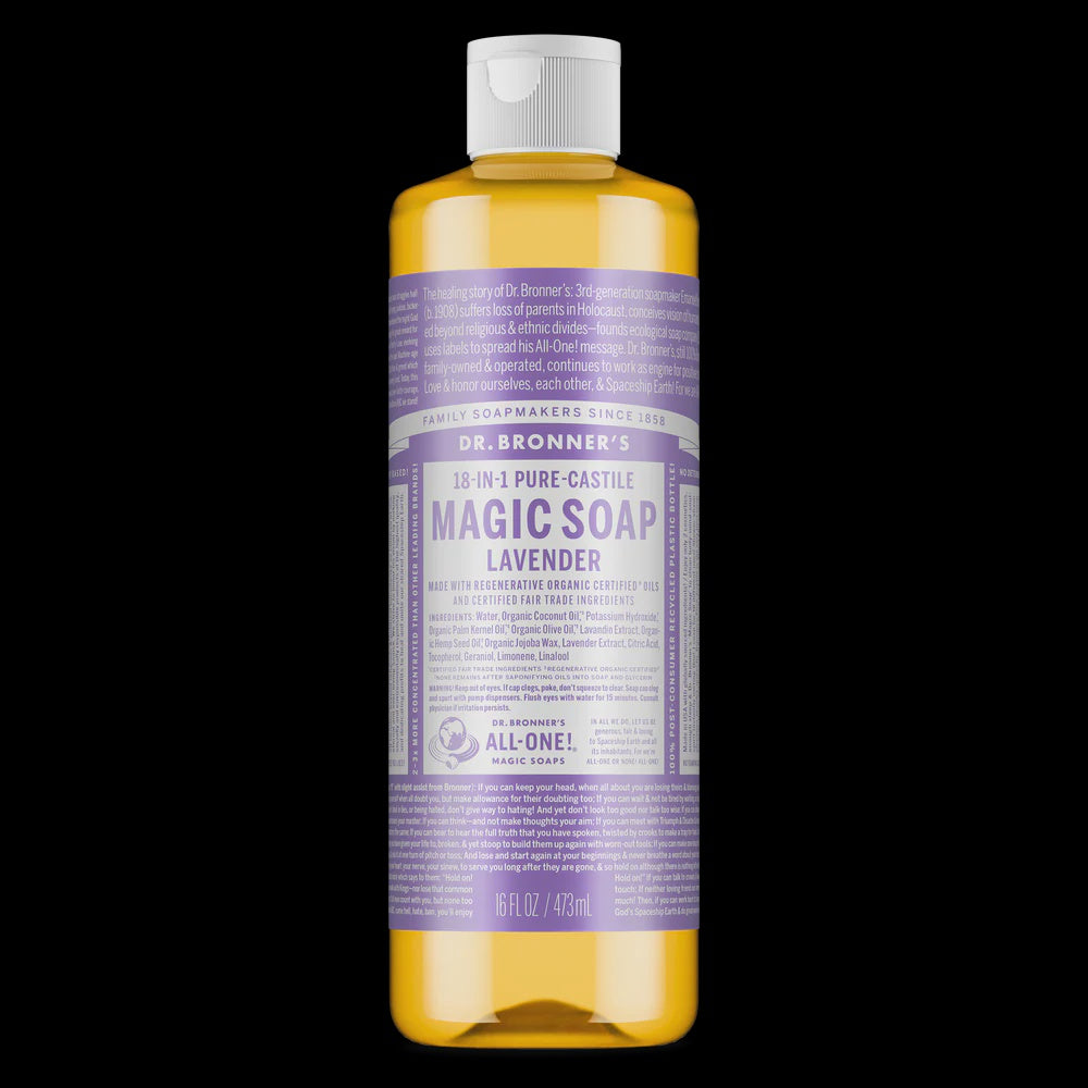 Dr Bronner's - Lavender Pure Castile Magic Soap 473Ml