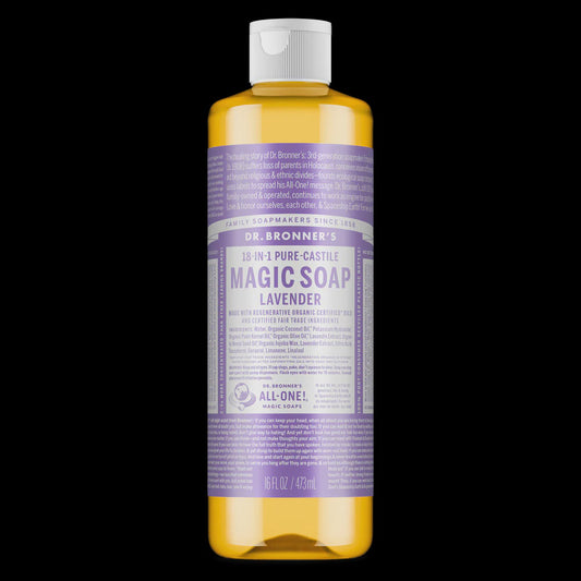 Dr Bronner's - Lavender Pure Castile Magic Soap 473Ml