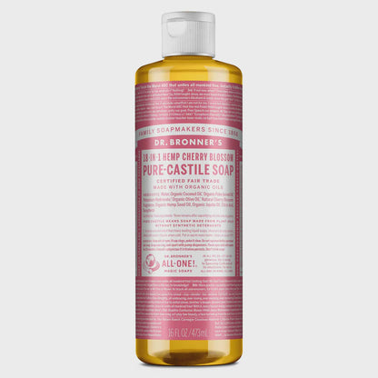 Dr Bronner's - Pure Castile Hemp Cherry Blossom Liquid  473ml