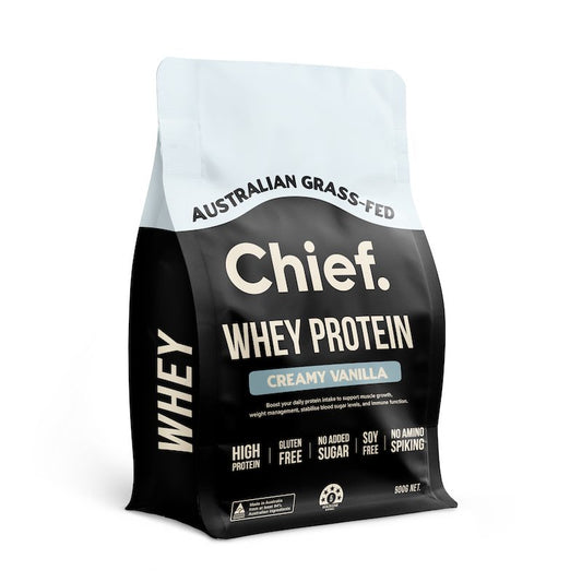 Chief -  Whey Protein Concentrate  Creamy Vanilla 900g